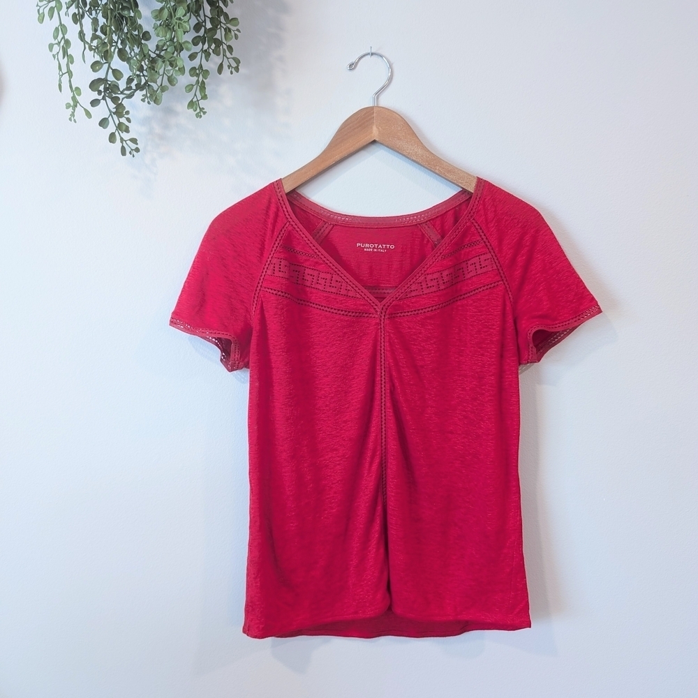 Purotatto Red Women's Top Xs